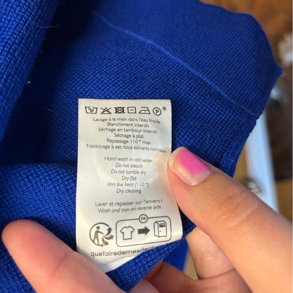 Sezane Cobalt Betty Cardigan sz xxxl, US14 - Picture 7 of 9